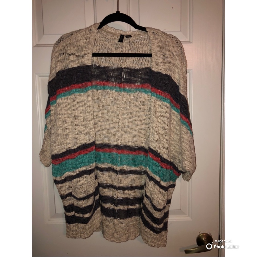 Full Tilt Striped Cardigan